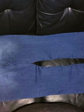 Women's Blue Straight-Leg Jeans
